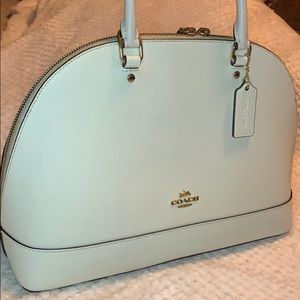 Cream white Coach purse